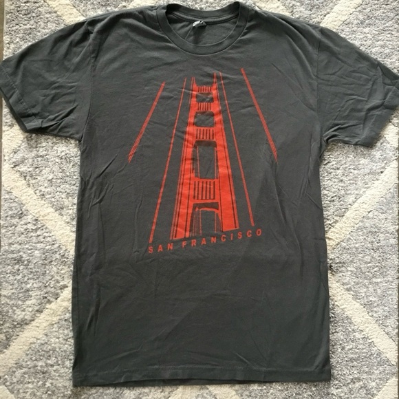 Gray San Francisco Graphic T-Shirt - Picture 1 of 6